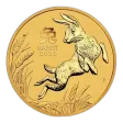 2023 10 Oz Australia Gold Lunar Rabbit (Series III) - BU