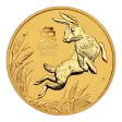 2023 1 oz Australia Gold Lunar Rabbit BU - Series III