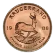 1988 Gold Bullion 1 Ounce Krugerrand Coin
