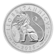 Pre-Owned 2025 UK The British Lion 1oz Silver Coin - VAT Free