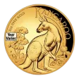 2 oz Australian Kangaroo/Nugget Gold Coin (Year Varies)