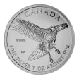 2015 1 oz Canada Silver Coin Birds of Prey - Red-tailed Hawk