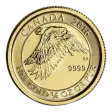 2016 Canada 1/4 oz Gold Snow Falcon Coin