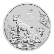 2027 1/2 oz Australia Silver Lunar Goat BU - Series III