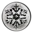 1oz Scottsdale Mint Christmas Snowflake Silver Round