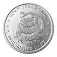 1 oz Don't Tread On Me Silver Round