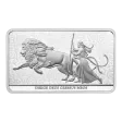 2025 100 oz Una and the Lion Silver Bar