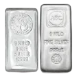 1 kg Generic Silver Bullion Cast Bar 999.5