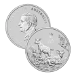 2027 1 oz Australian Silver Lunar Goat Coin - Lunar Series III