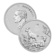 2027 Kilo Australian Silver Lunar Goat Coin - Lunar Series III