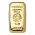 100 gram Heraeus Gold Cast bar