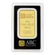 50g ABC Bullion Gold Minted Tablet 999.9