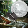 ABC Untamed Landscapes - The Crocodile 1oz Silver Coin in Capsule
