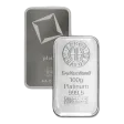 100 gram Platinum Bar - Random Brand - Secondary Market - 999.5 Fine