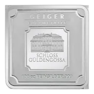 100 oz Geiger Original Silver Bar