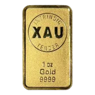 Intrinsic Tender XAU Gold Minted Bar - 1oz