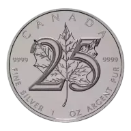 RCM 1oz Silver 25th Anniversary - 2013