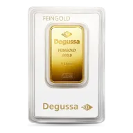 1oz Gold Bar - Degussa Vintage Design