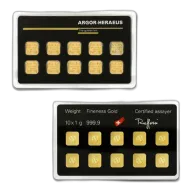 Argor Heraeus 10 Gram Multigram Gold Bar