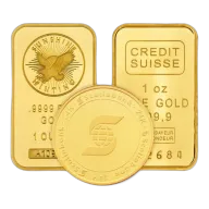 1oz .999+ Pure Gold Assorted