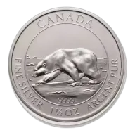 1.5oz RCM Silver Polar Bear - 2013