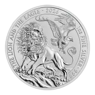 2026 UK The Lion and the Eagle 1 oz Silver Bullion Coin