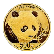 30g China Panda Gold Coin - Best Value
