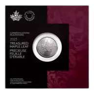 RCM 1oz Treasured Silver Maple Leaf, Congratulations - 2023