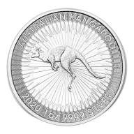 1 Oz Australian Kangaroo .9999% Fine Silver Coin 2020
