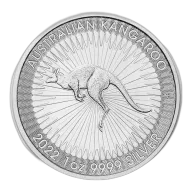 1 Oz Australian Kangaroo .9999% Fine Silver Coin 2022