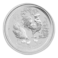 1/2oz Australian Silver Lunar Year of the Rooster - 2017