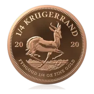 1/4 oz South African Mint Krugerrand Gold Coin