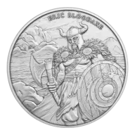 Pinehurst Legendary Warriors: Eric Bloodaxe 1oz Silver Round