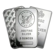 Pre-Owned 5oz Silver Bar