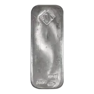 Johnson Matthey 100 Oz Silver Bar