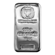 Germania Mint Silver Cast Bar - 10oz