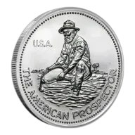 1 Oz Engelhard Prospector Silver Round (Random Year)