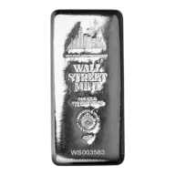 1 Kilo Wall Street Mint Silver Bar