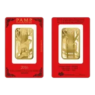 PAMP 100 Gram Lunar Monkey Gold Bar