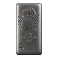 Intrinsic Tender XAG Cast Silver Bullion Bar - 1kg