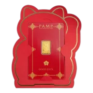 PAMP Lucky Cat 2.5g Gold Bar