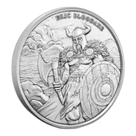 SilverTowne Legendary Warriors Eric Bloodaxe Silver Round - 1oz