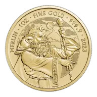 1oz 2023 Mythical Merlin Gold Coin | UK Royal Mint