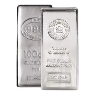 100 Oz Assorted Silver Bar