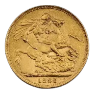 Sovereign Coin Queen Victoria Veil Head UK