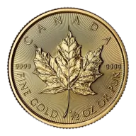 1/2 Oz Gold Maple Leaf Coin - 2026