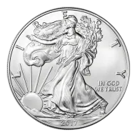 2017 American Silver Eagle 1 oz $1 - BU
