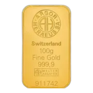 Argor Heraeus 100g Gold Minted Bar (With Certificate) - SPECIAL PROMO (Call for Special Price)