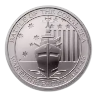 1/2 oz Australian Silver Battle of the Coral Sea - 2015