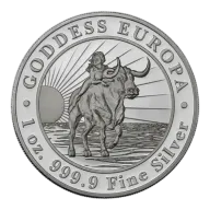 2021 Tokelau Goddess Europa 1 oz Silver Bullion Coin
